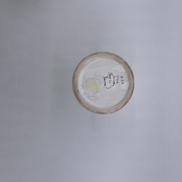 Ceramic Trumpet Vase Hand Painted Hand Made in Por - Picture 9 of 9